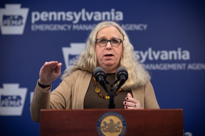 Secretary of Health Rachel Levine appeared Sunday to explain why the state's count had risen sharply. Then the confusion began.