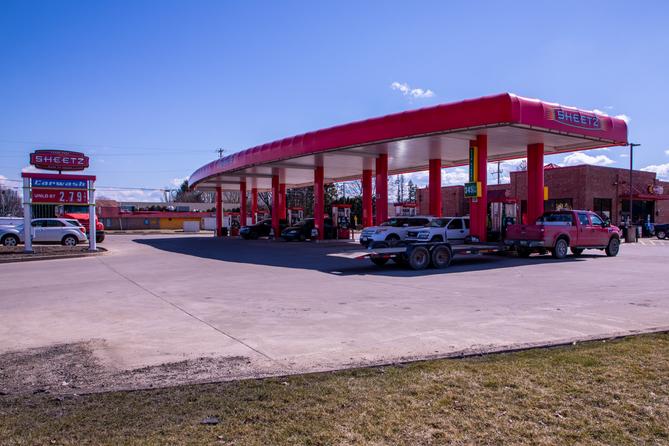 The exterior of a Sheetz in Pennsylvania.