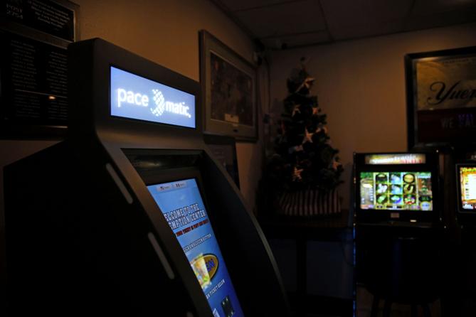The Pace-O-Matic payout machine in the West View VFW on Thursday, Aug. 13, 2026.